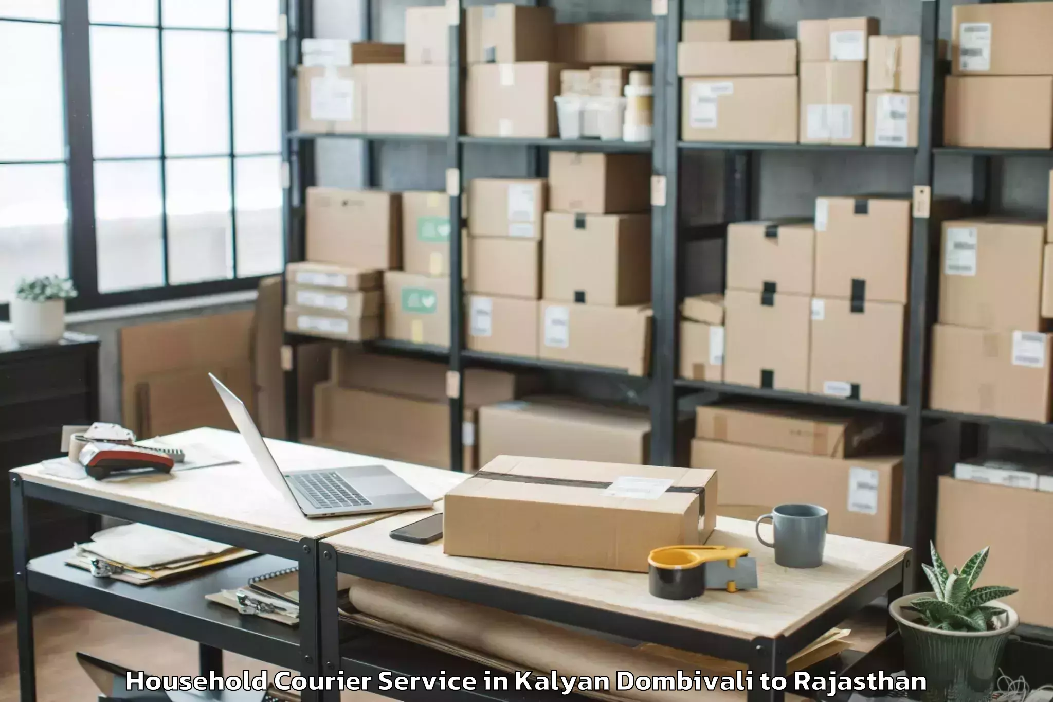 Reliable Kalyan Dombivali to Ramgarh Sikar Household Courier